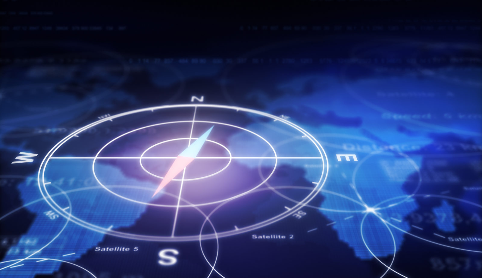 Compass, numbers and world map - pearlcatchers.uk